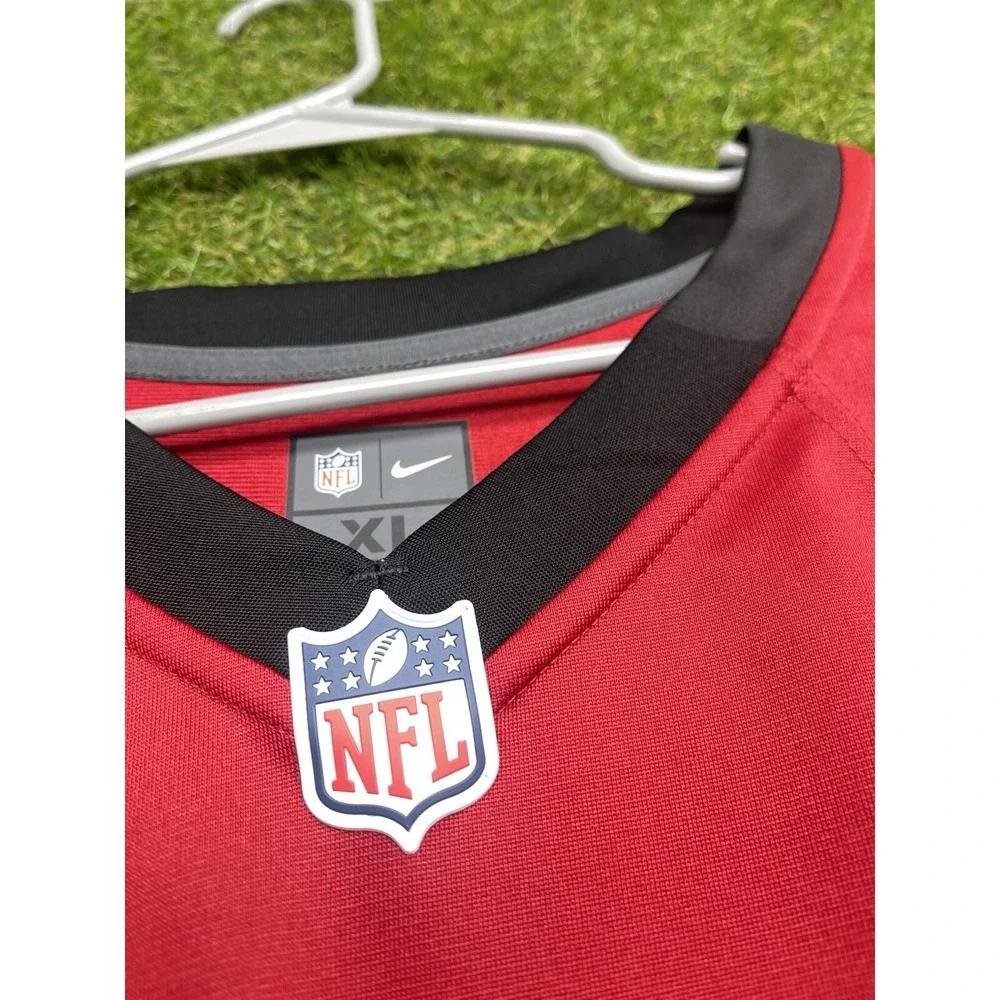Atlanta Falcons Michael Dwayne Boddie Nike Jersey Mens XL Red Blank #30 NFL Y2K